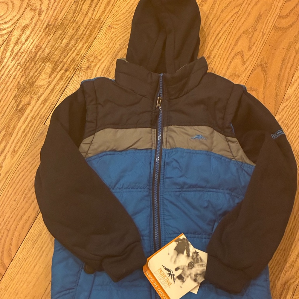 Kohl's Blue and Gray Kids Hoodie